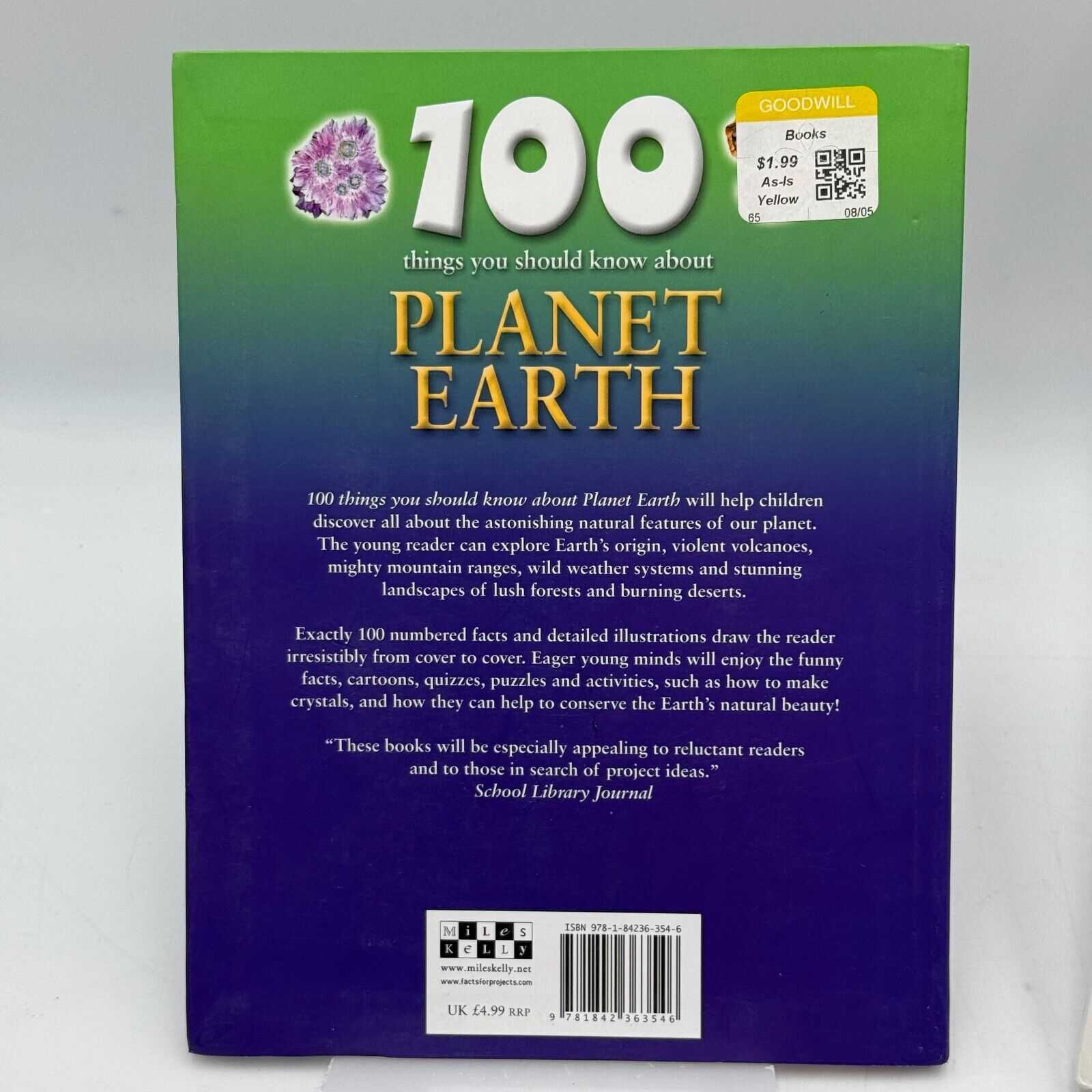 2 Kids Educational Science Books 100 Things About Planet Earth Wonder Why