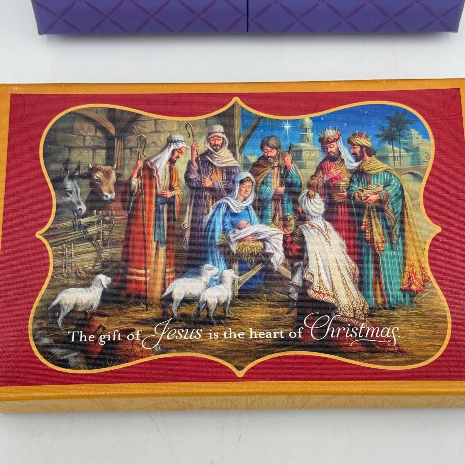 2 Sets Of Christian Premium Christmas Cards & Matching Envelopes Nativity 38 NIB