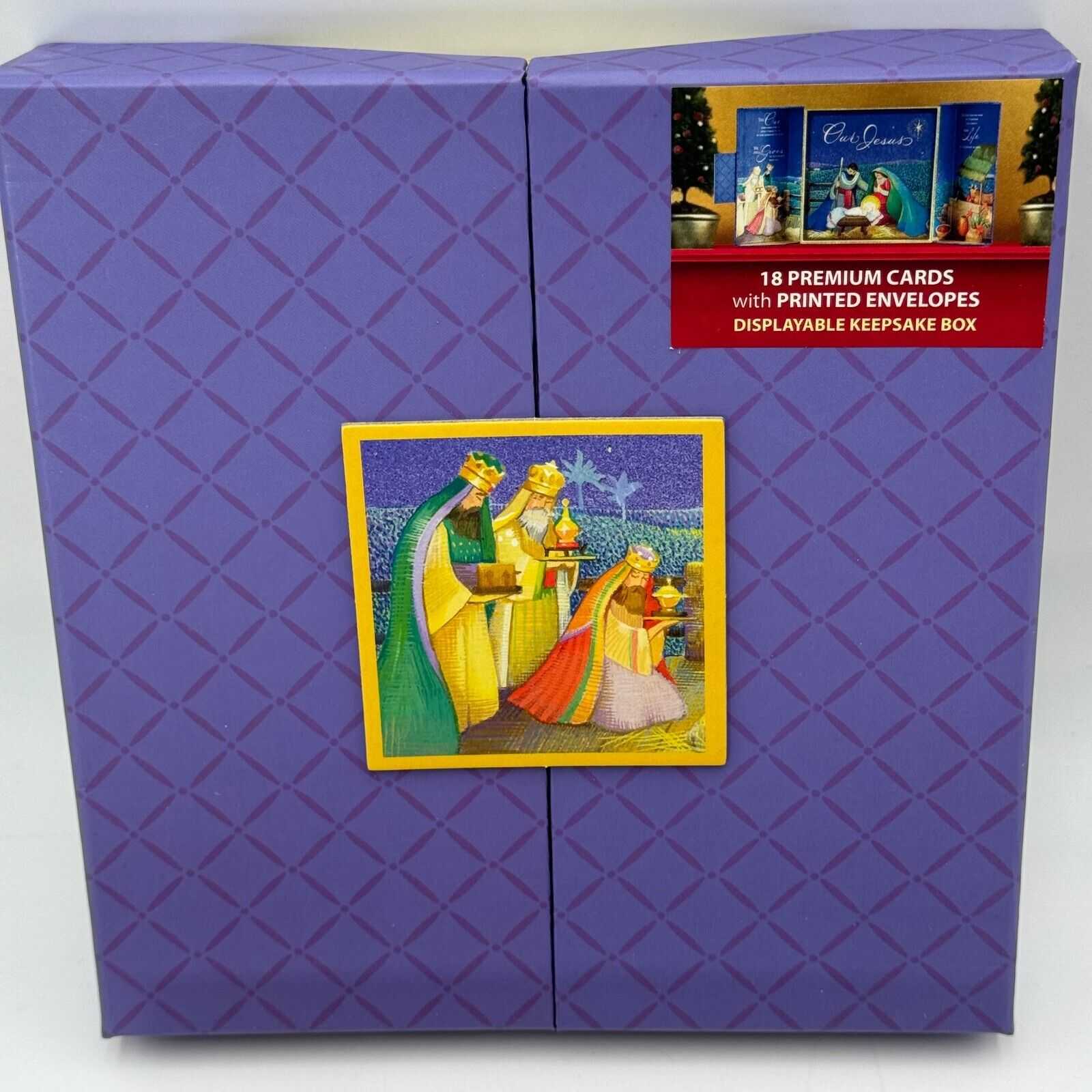 2 Sets Of Christian Premium Christmas Cards & Matching Envelopes Nativity 38 NIB