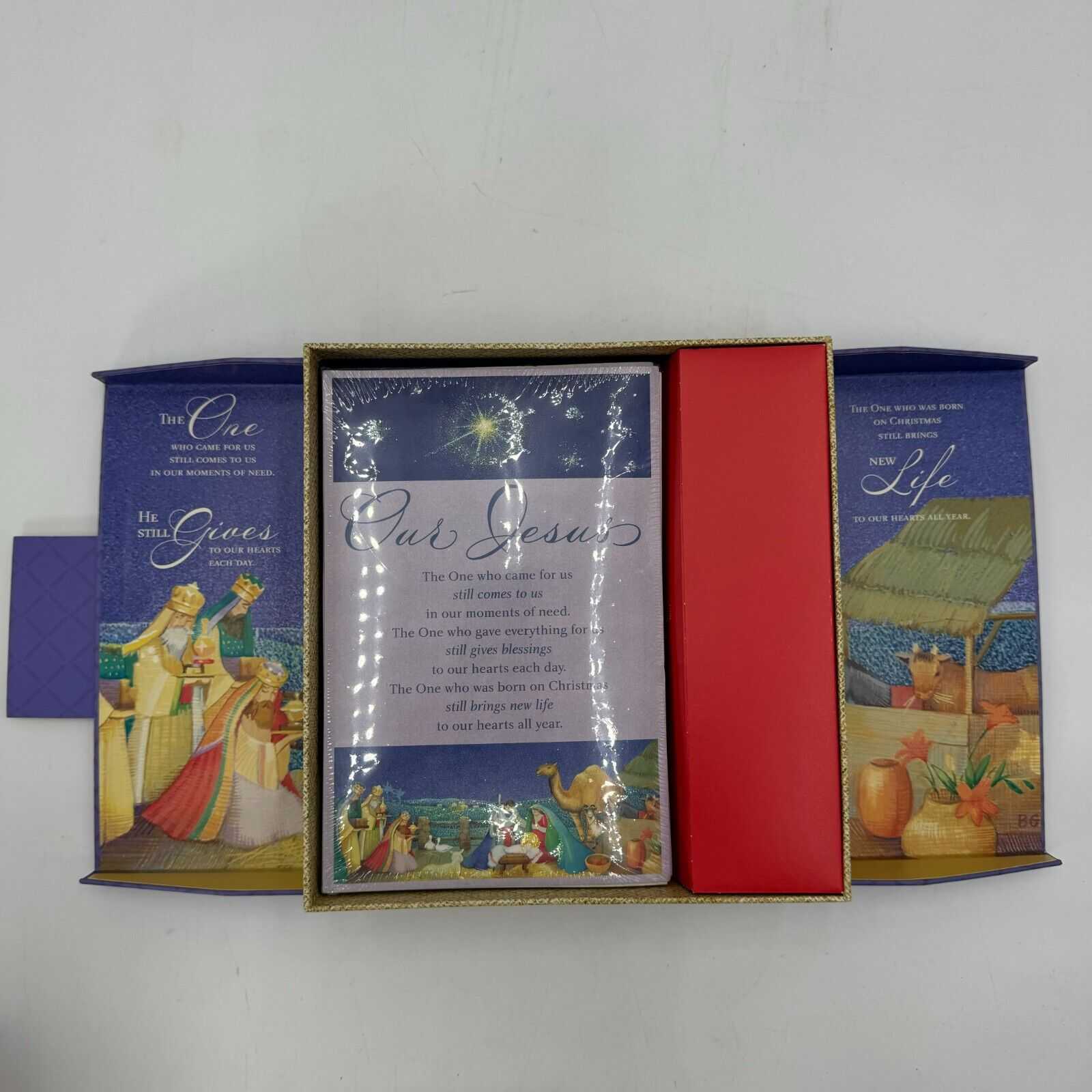 2 Sets Of Christian Premium Christmas Cards & Matching Envelopes Nativity 38 NIB