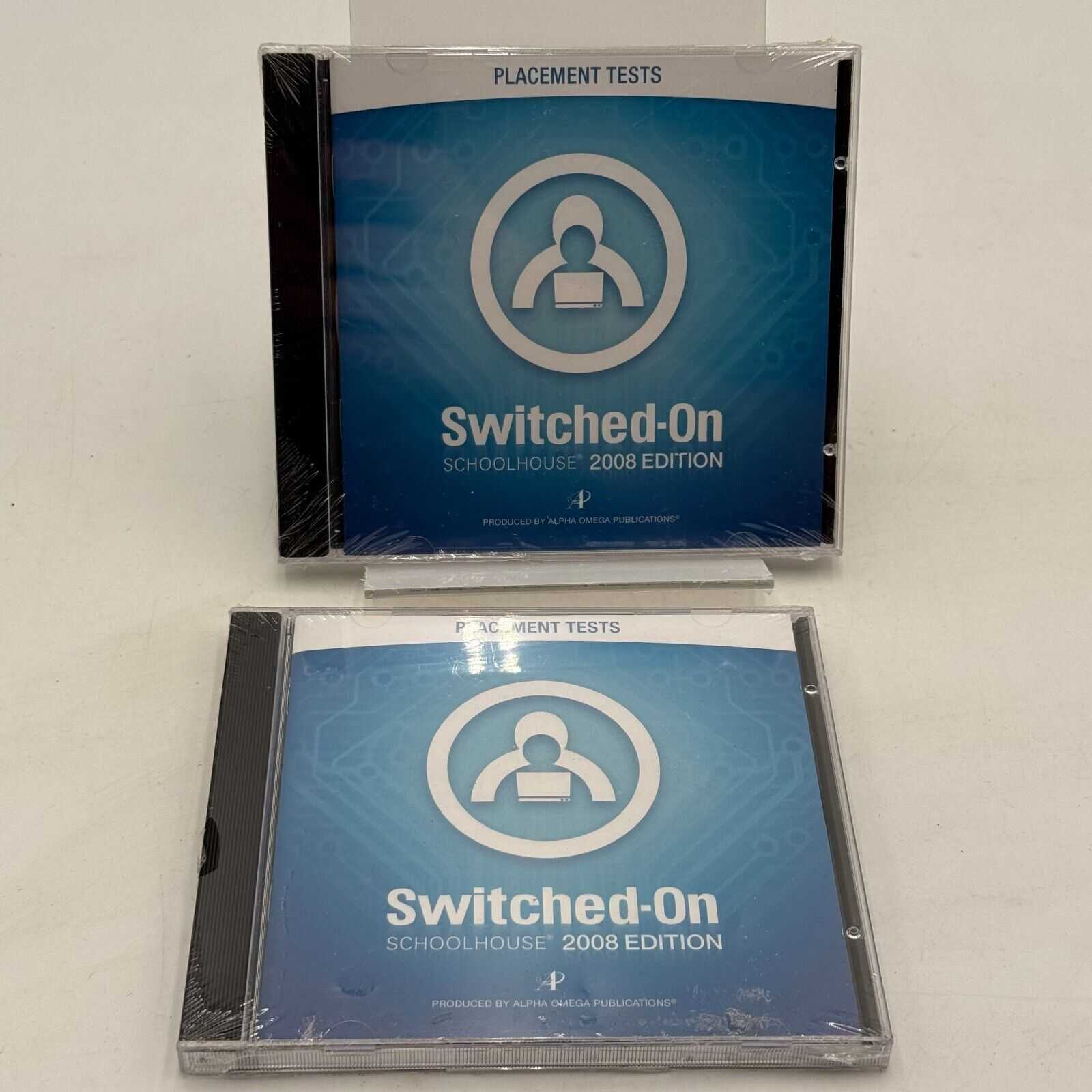 2 pack Switched On Schoolhouse Placement Tests 2008 Edition New Sealed