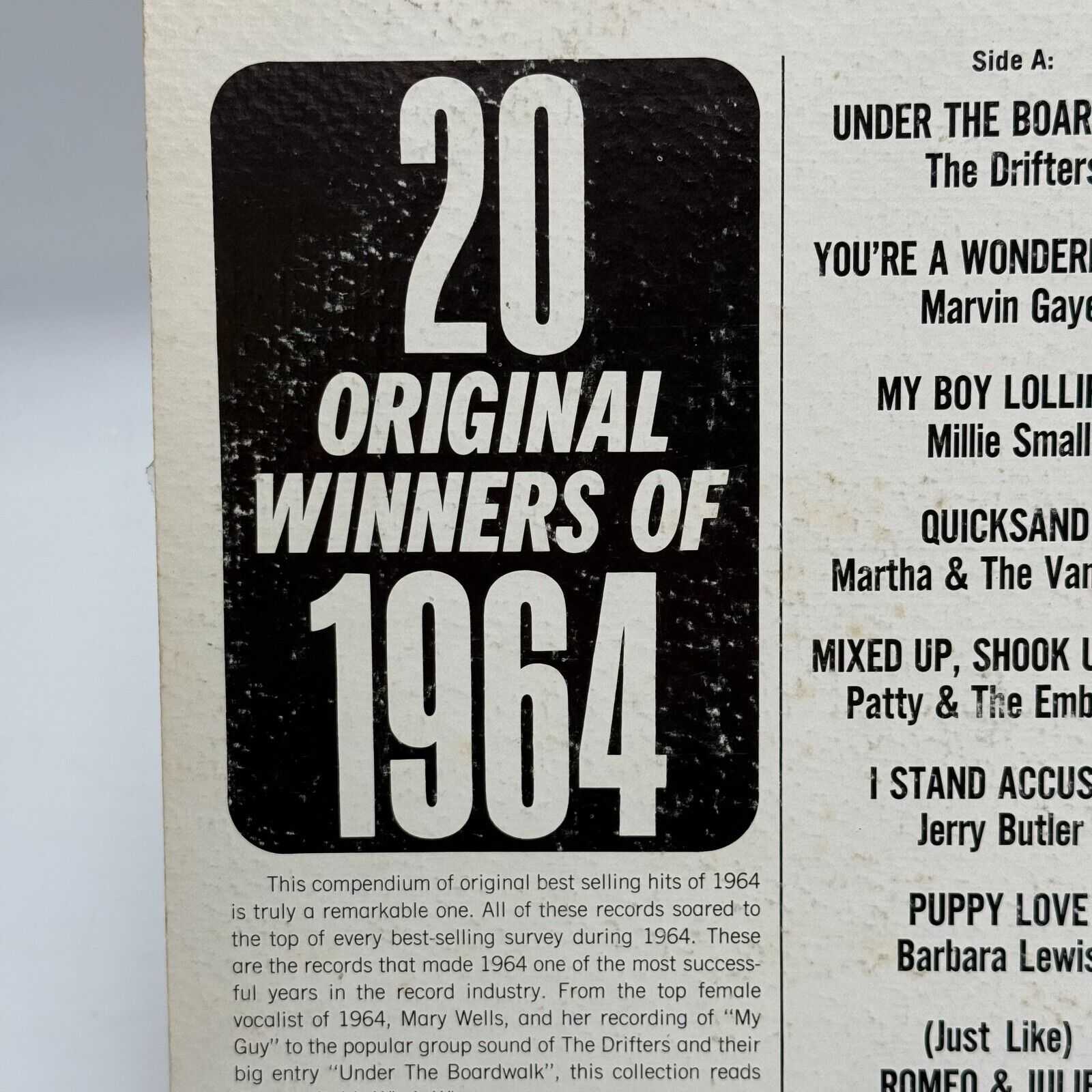 20 Original Winners Of 1964 - Roulette R 25293 Vinyl LP