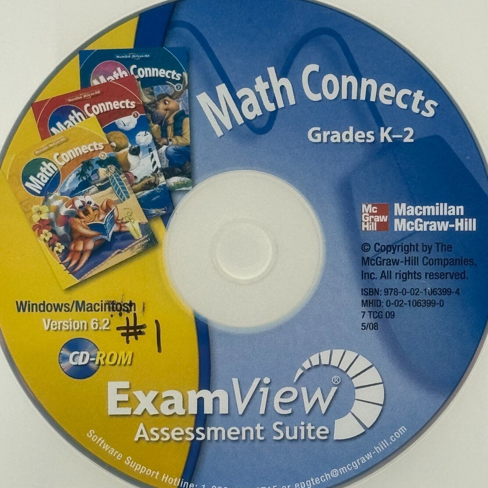 Math Connects Learning Teaching Mathmatics Problem Workbooks CDs Grade K-2