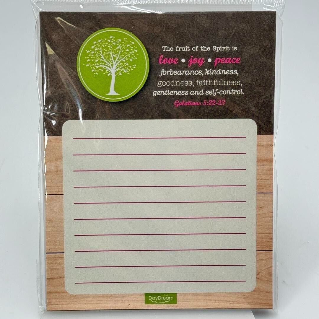 Dream Notes 11 Pack Christian Bible Verse Printed 4x5 Green Notepads Easy Tear