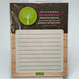 Dream Notes 11 Pack Christian Bible Verse Printed 4x5 Green Notepads Easy Tear