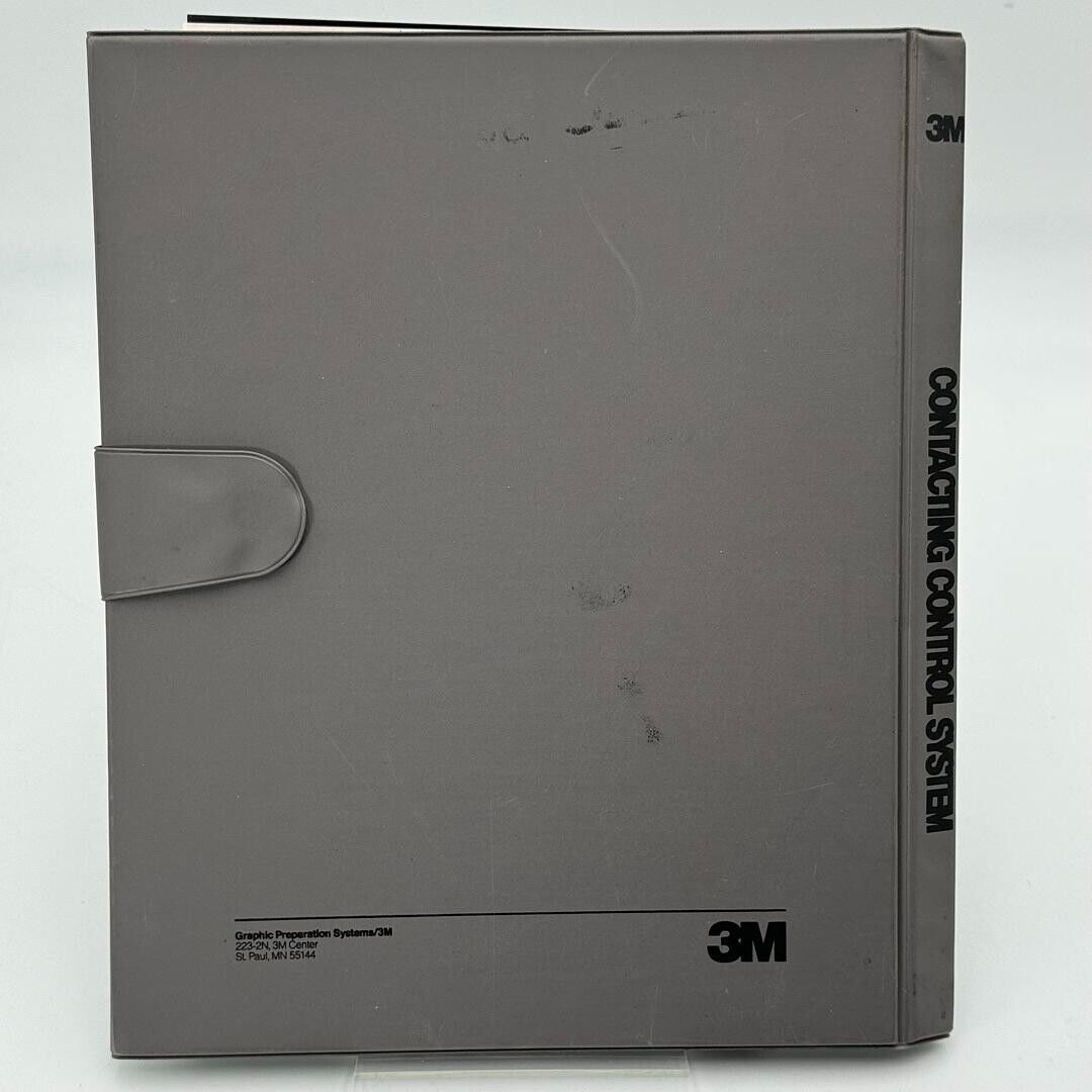 3M Contacting Control System UGRA Scale Photomechanical Etching Spread & Choke