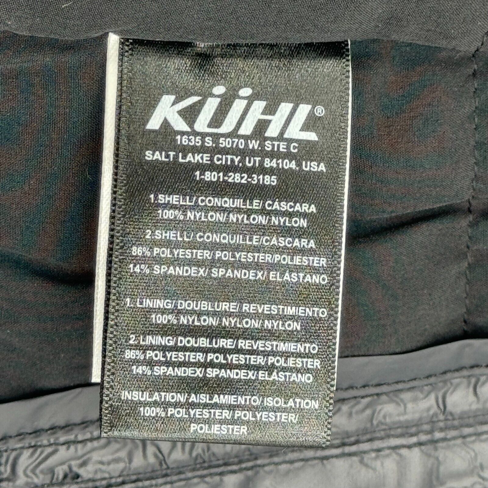 KUHL Women's Firefly Jacket Black Lightweight Insulated Womens Size XS - NWT