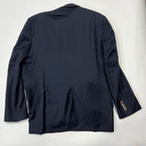 Joseph Feiss 44L Navy Blue Gold 2 Button Blazer Suit Jacket Sport Coat