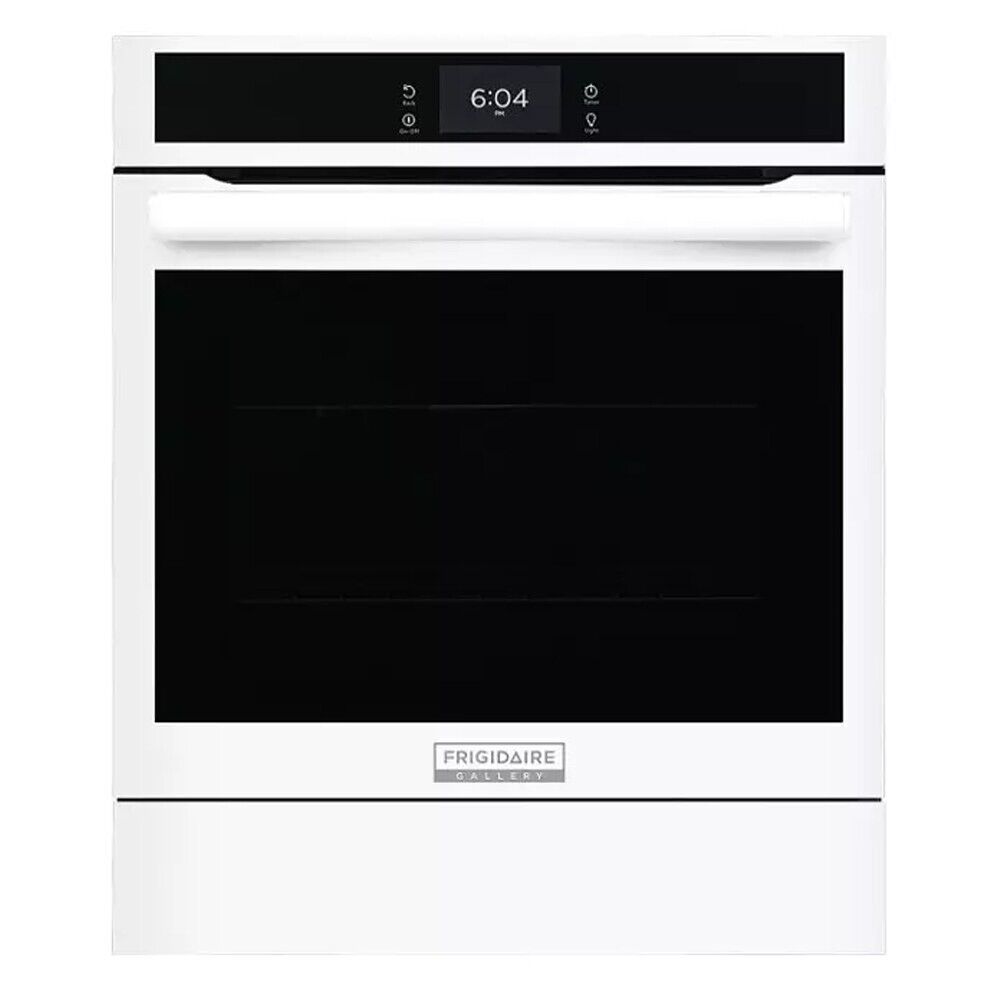 Frigidaire - Built-In Single Electric Wall Oven w/ Air Fry - White GCWS2438AW