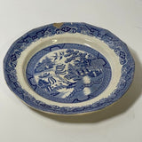 Vintage Blue and White Small Plate, T Phillips & Sons Burslem