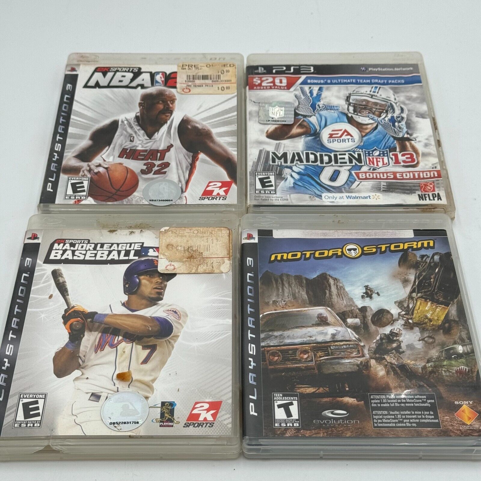 PS3 Lot of 8 Playstation 3 games COD AC Fallout 2K Sports Madden Sony