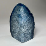 Blue Crystal Agate Geode Beautiful Cut Brazilian Stone Home Decor Bookend Weight