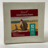 Pennelli 10 Pack Artist’s Canvas Panels 280 GRAM Acid Free 8x8in