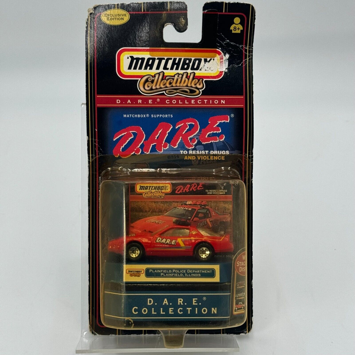 Matchbox D.A.R.E. Collectibles Plainfield Police Department: Plainfield, Illinoi