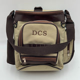 DCS Tactical Hunting Ammo Supply Bag Tan Brown 4 Zip Pocket Bottle Pouch 12x12x6