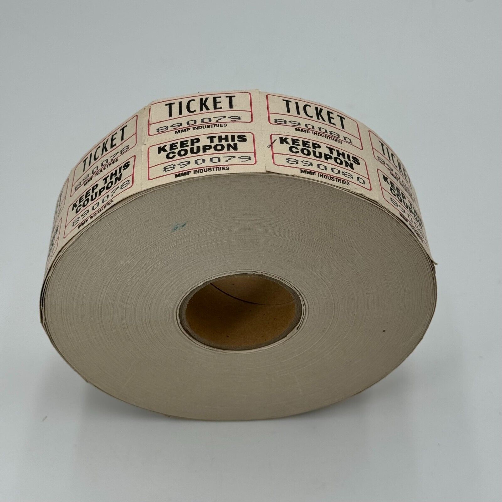 TICKET ROLLS DOUBLE Raffle & Keep SINGLE ADMIT ONE Pre-Owned Big Roll