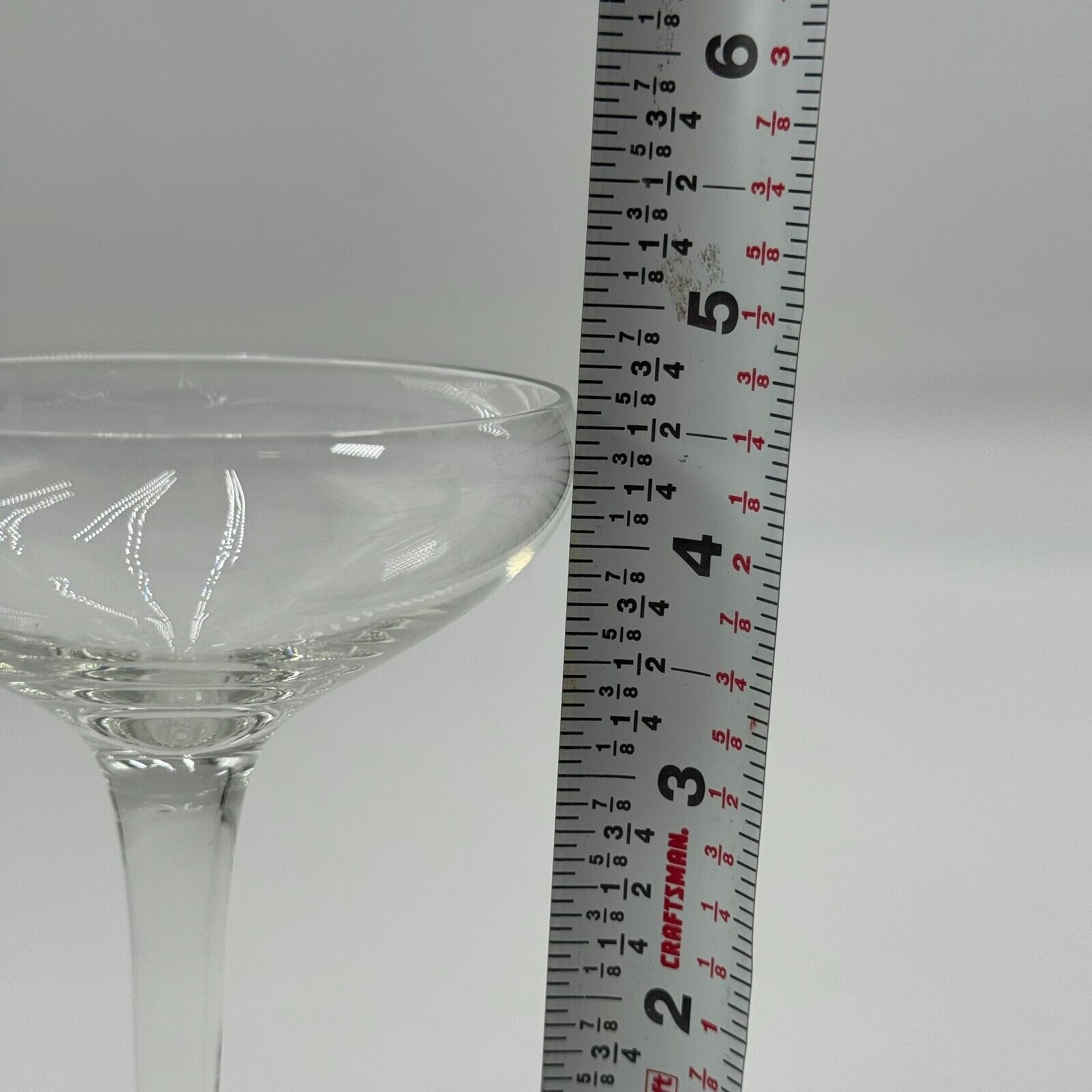 Vintage Libbey Glass Hostess Glassware Dinner Wine Glasses Fine Dining Set of 6