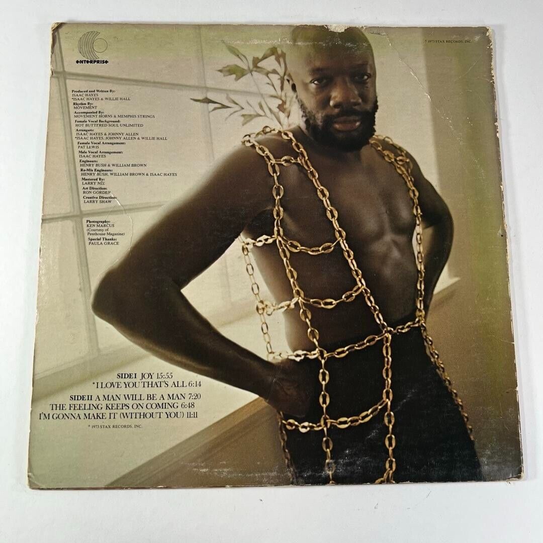 ISAAC HAYES - JOY - 1973 STAX / ENTERPRISE RECORDS R&B SOUL VINYL LP