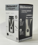 Elite Gourmet Twist & Lock Coffee Grinder & Spice Mill ETS-9053 NEW IN BOX