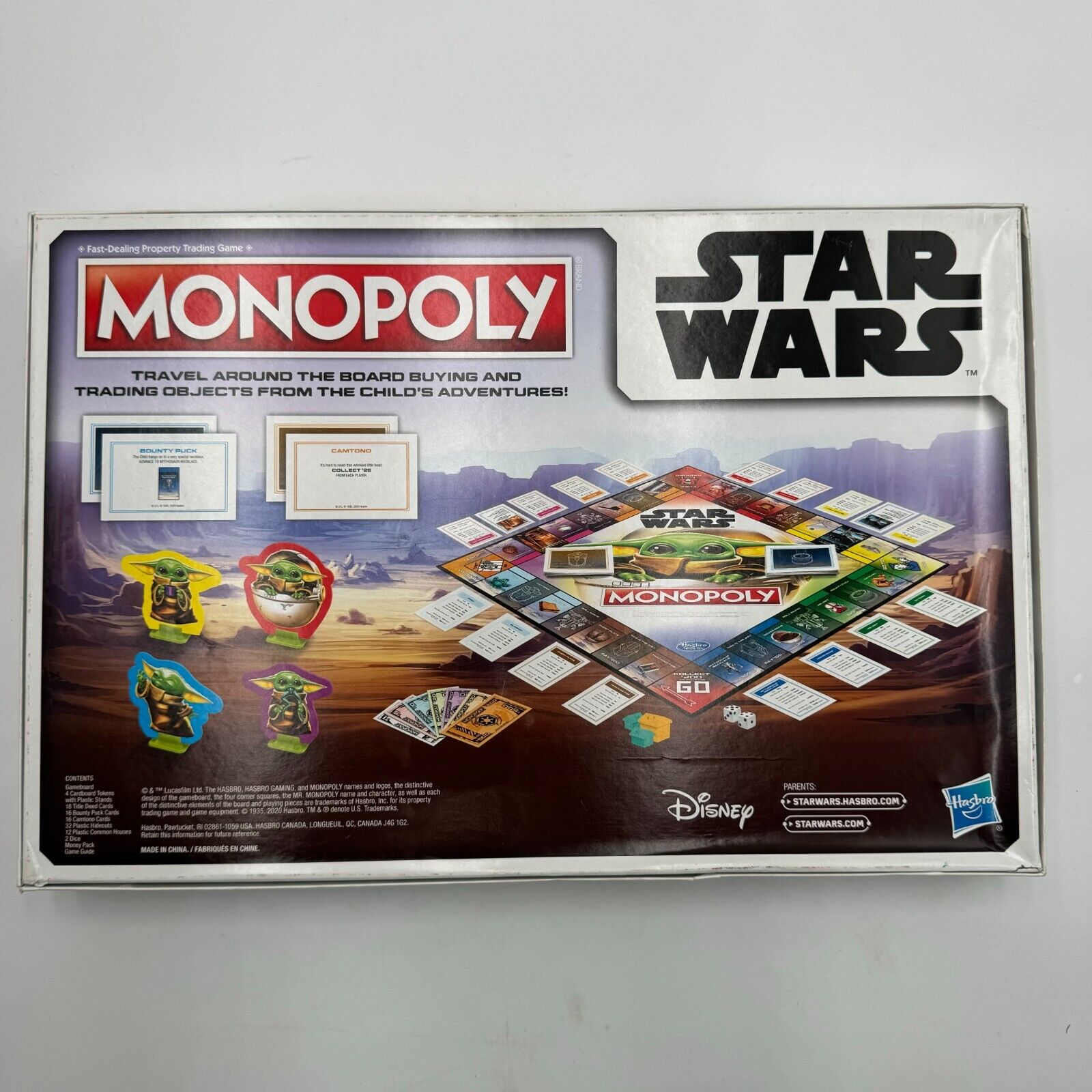 MONOPOLY: Star Wars The Child Edition Board Game for Kids and Families (ITEM...