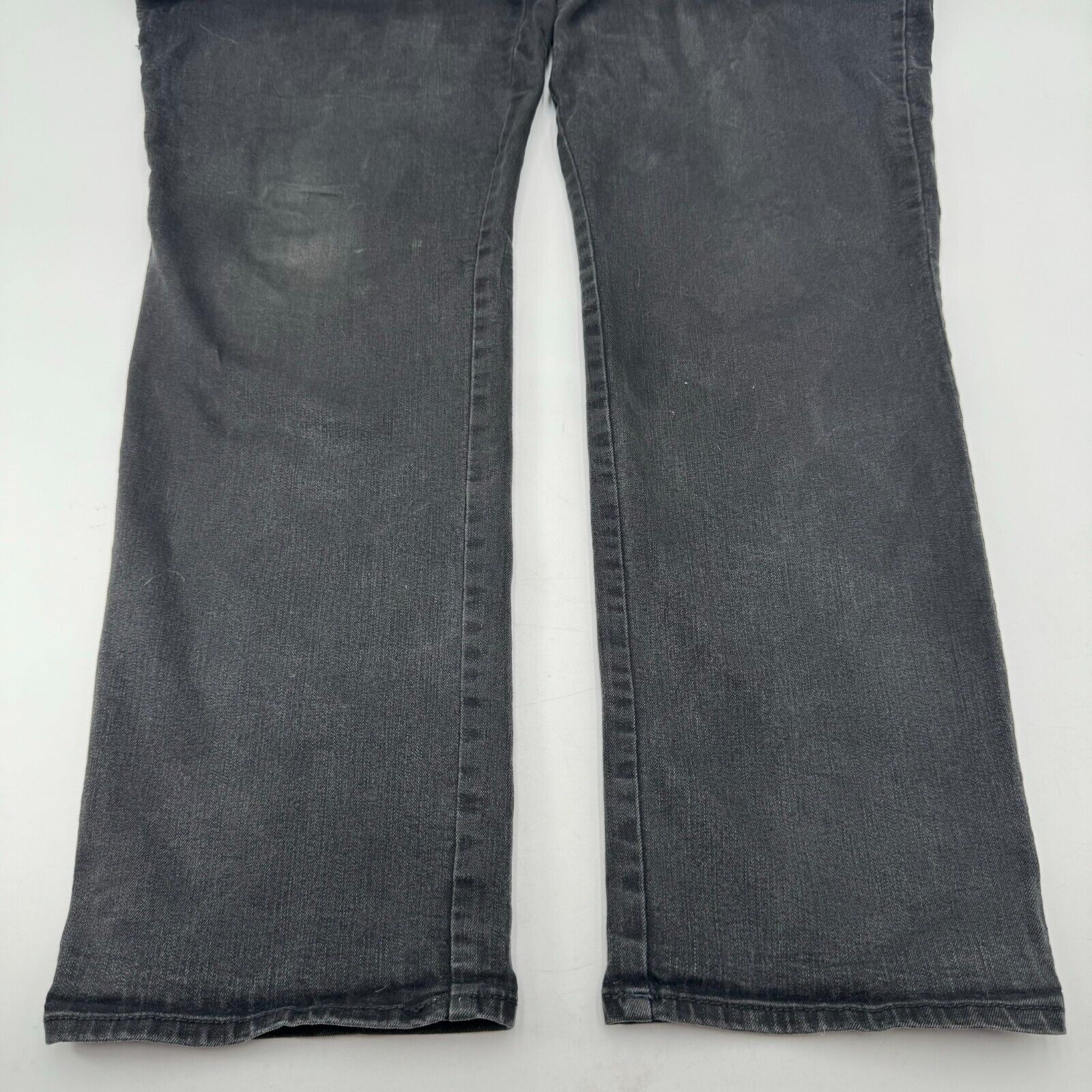 Gloria Vanderbilt Rail Straight Black Denim Jeans Womens Size 18