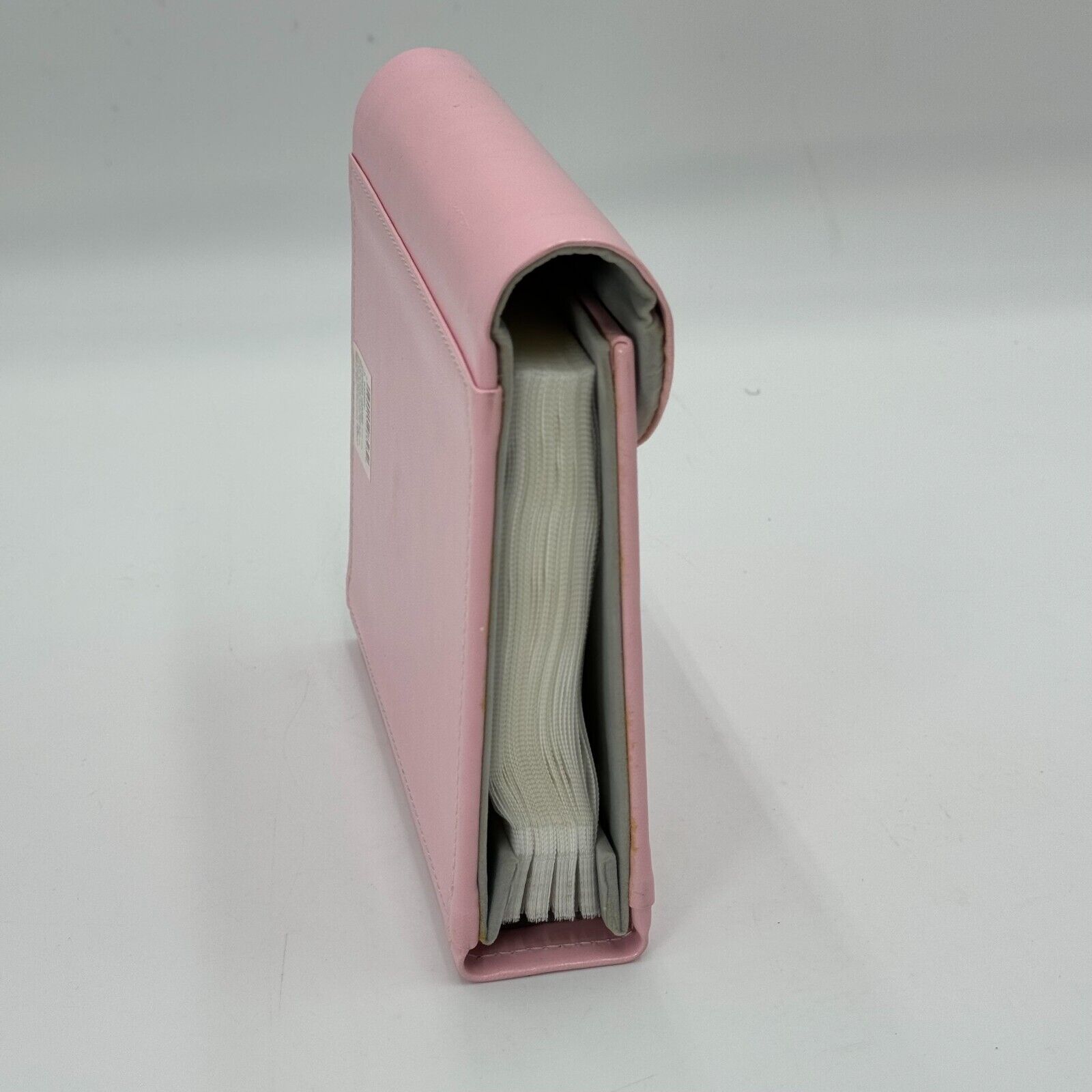 Russ Baby Pink Photo Album Magetic Flap Holds 80 4x6in Photos 40 Double Sided