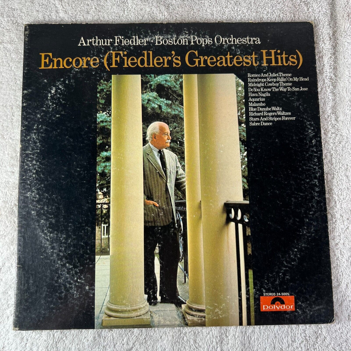 Arthur Fiedler Boston Pops Encore Fiedler's Greatest Hits LP Vinyl 1971 24-5005