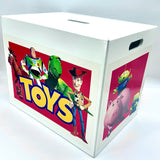 RARE Disney Pixar Toy Story 2 Collector’s Wood Box With Unopened Woody Buzz Set