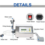 GFK-160 CNC Digital Control Pump Drink Water Liquid Filling Machine 5-3500ml