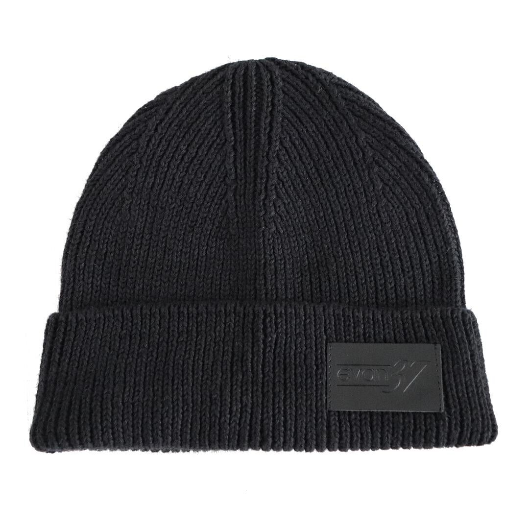 Evan37 Unisex Hemp Blend Light Beanie Stylish Black Lightweight One Size