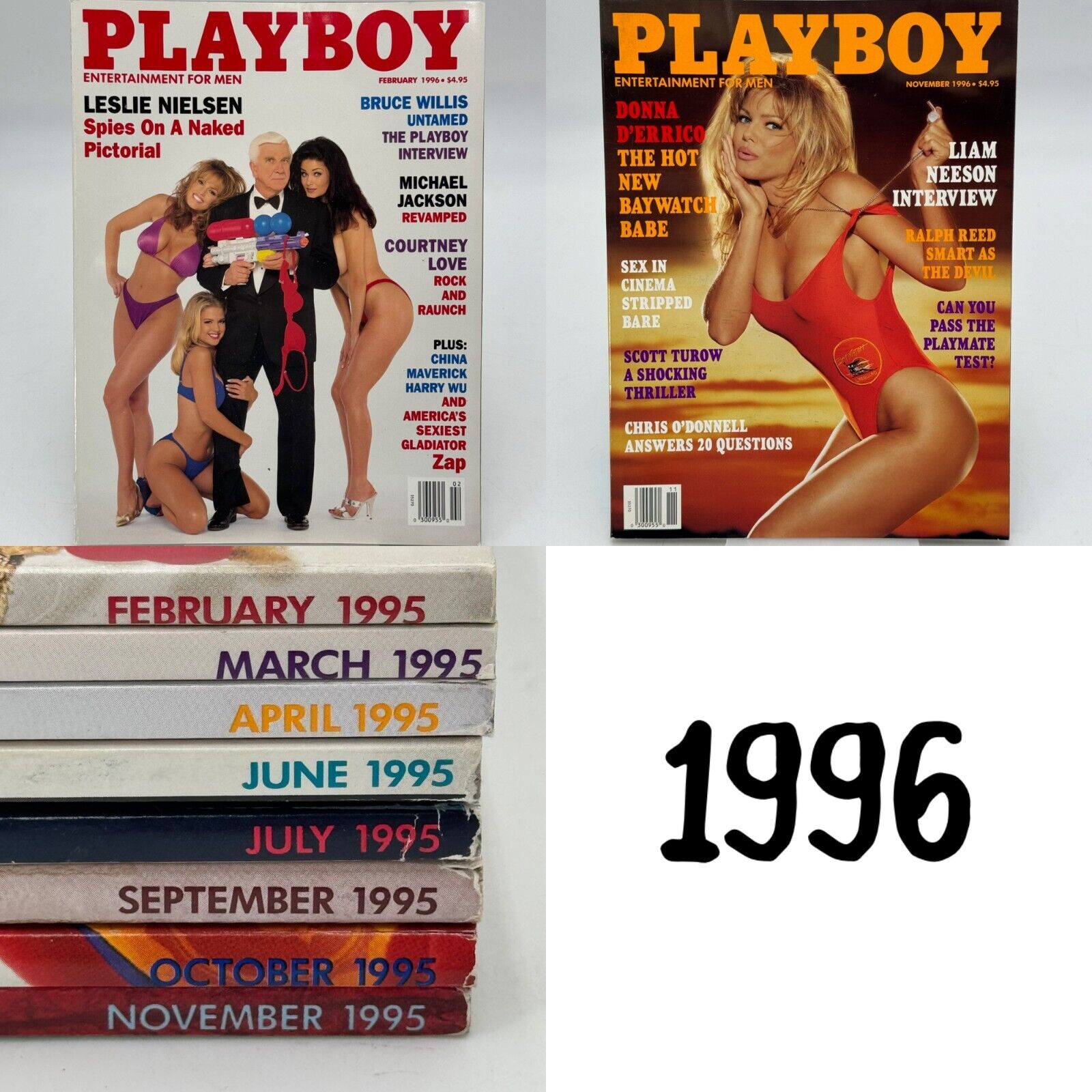 Playboy Huge Lot of 53 Vintage 1990s Iconic Anna Nicole Smith Pamela SEE DESC