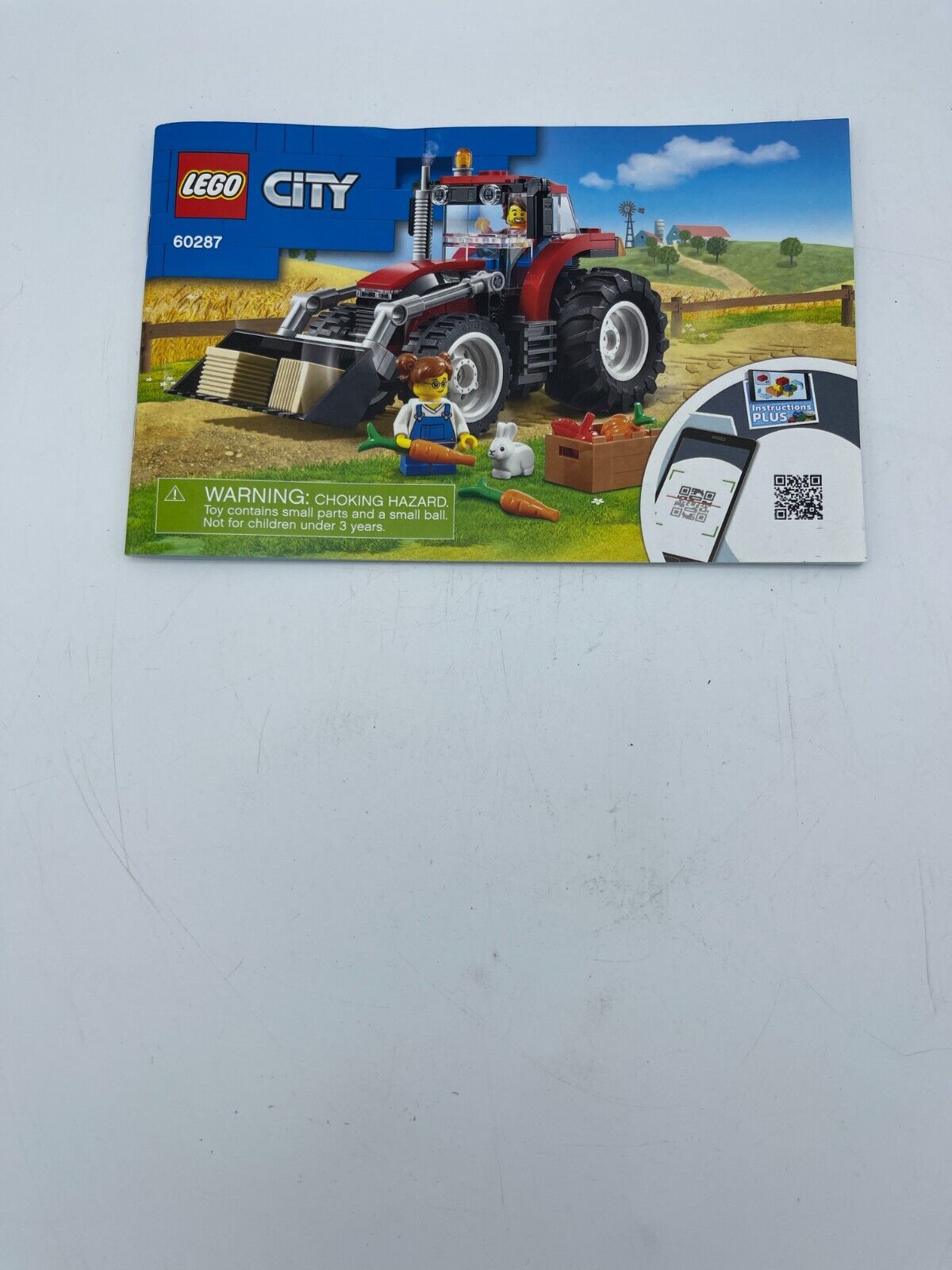 LEGO City: Tractor (60287) Instruction Manual Booklet  Only