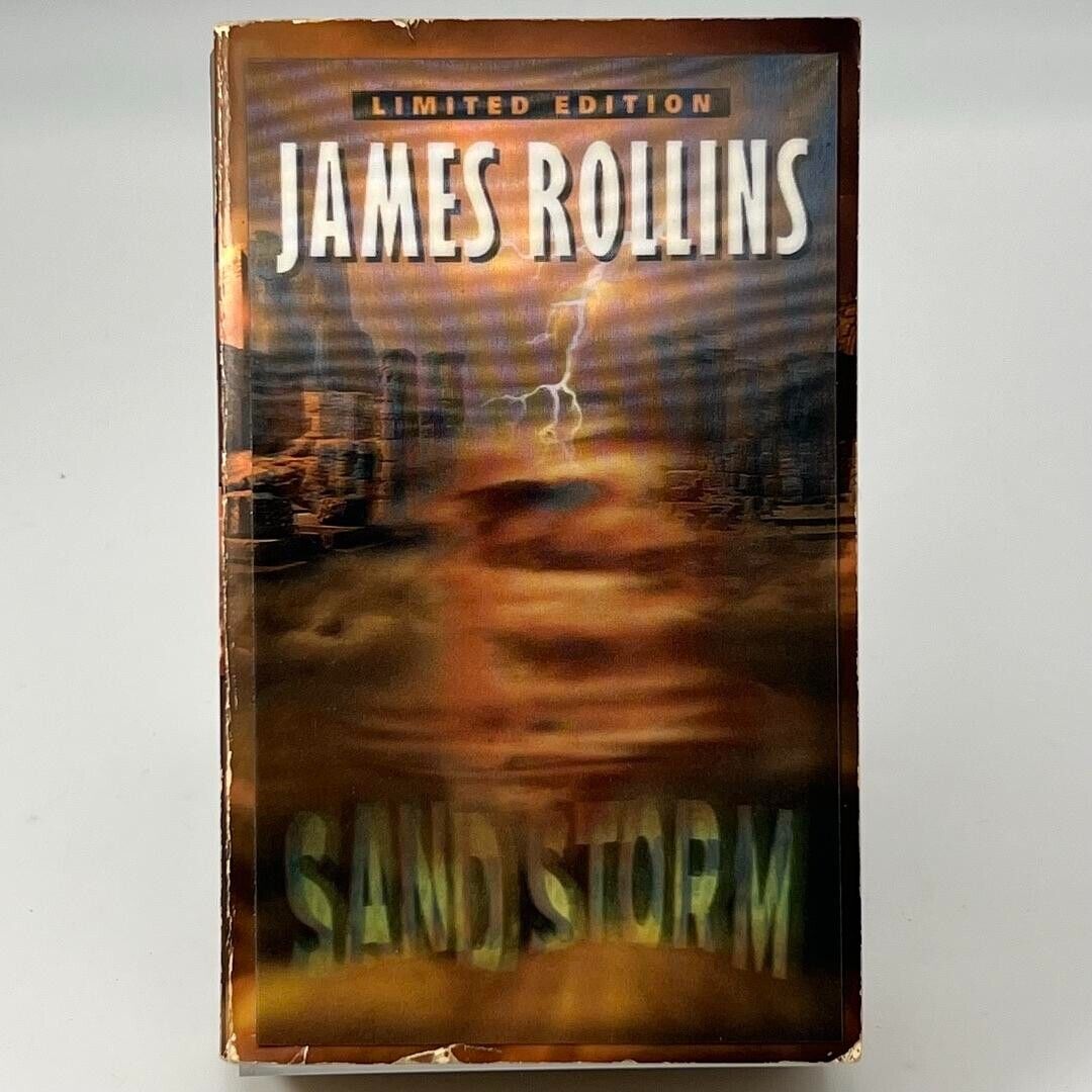 Sandstorm By James Rollins 2005 Limited Edition 3D Holographic Cover