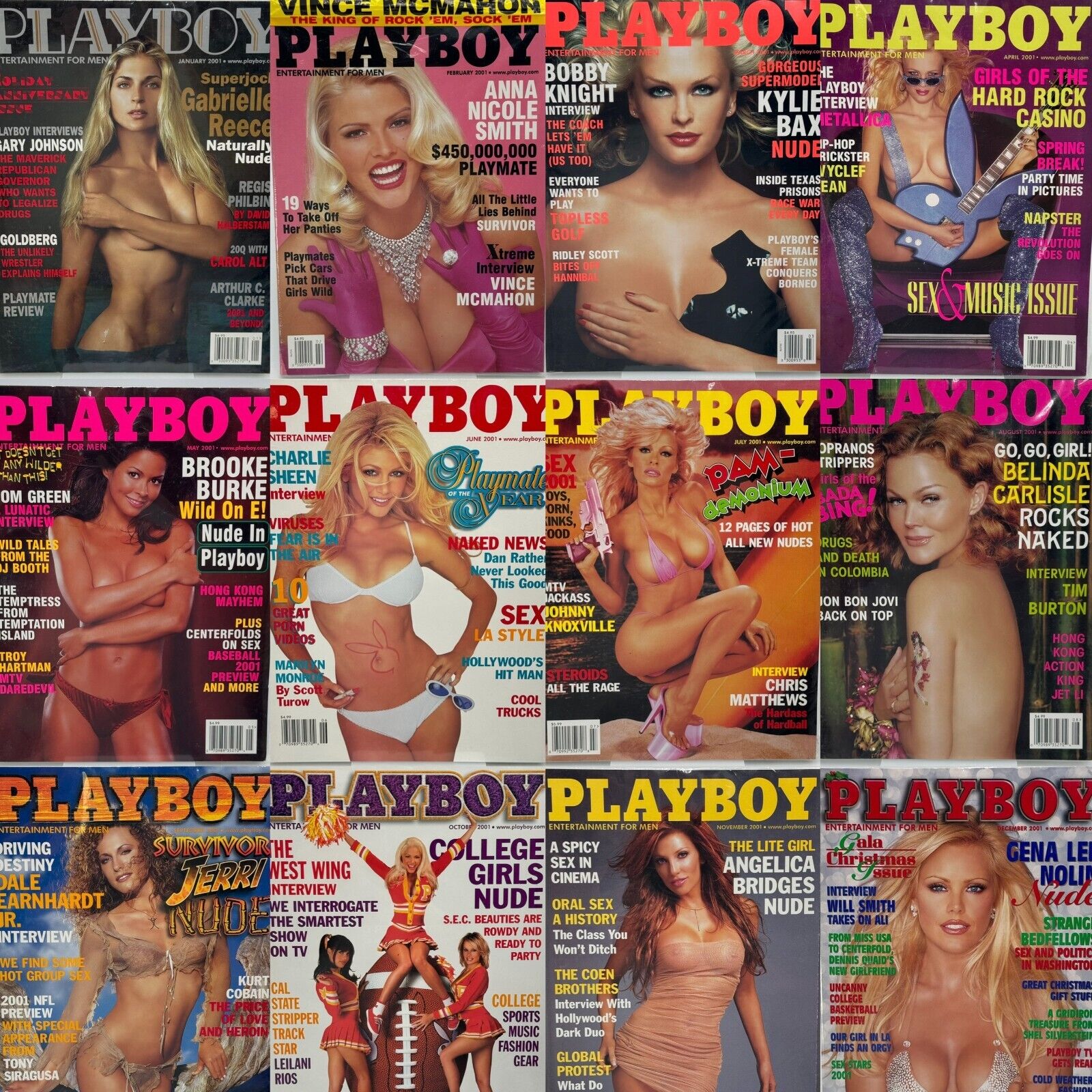 Playboy 2006 Complete Set Jessica Alba Candice Michelle Kendra Wilkinson Vida