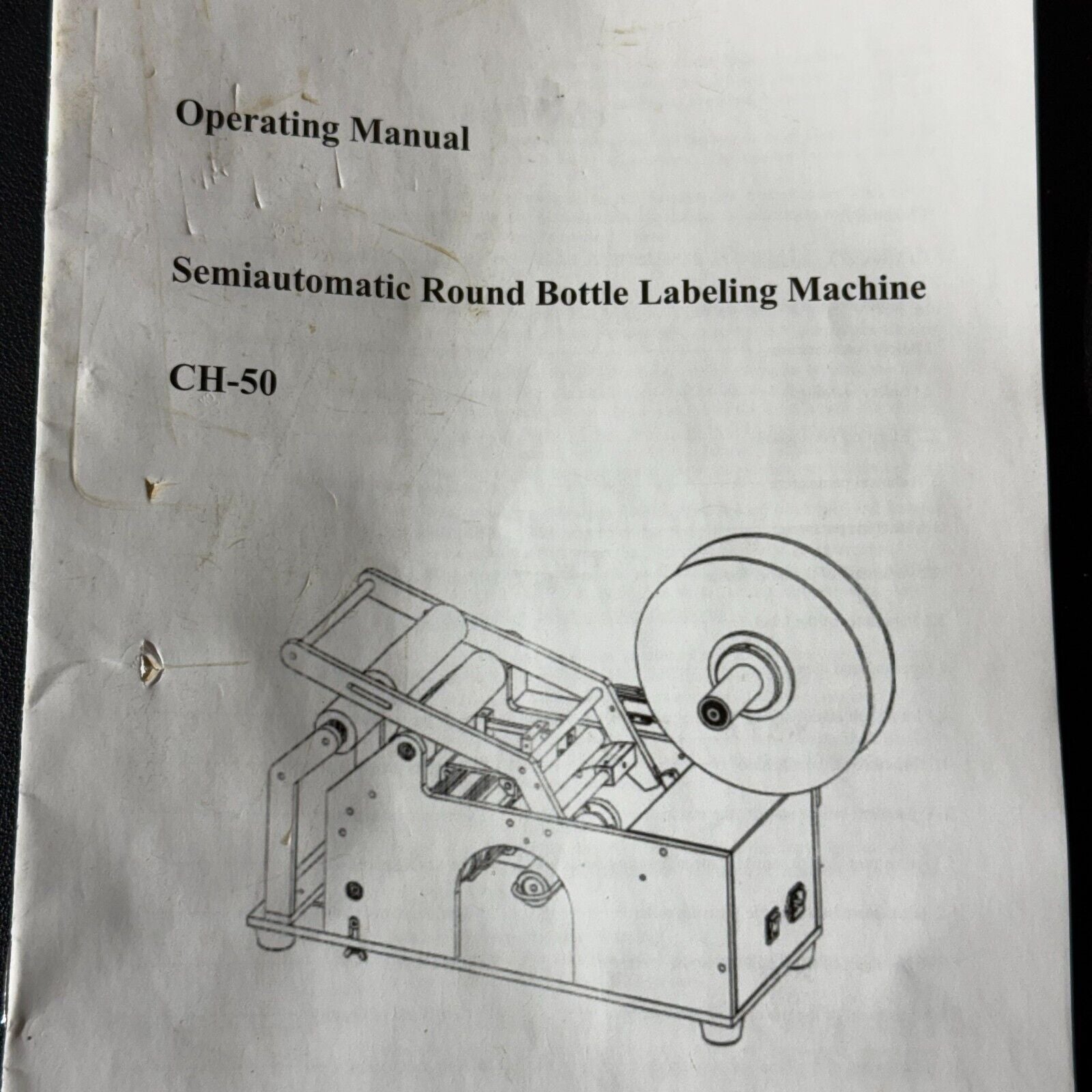 High speed CH-50 Semi-Automatic Plastic Bottle Label Printing Machine