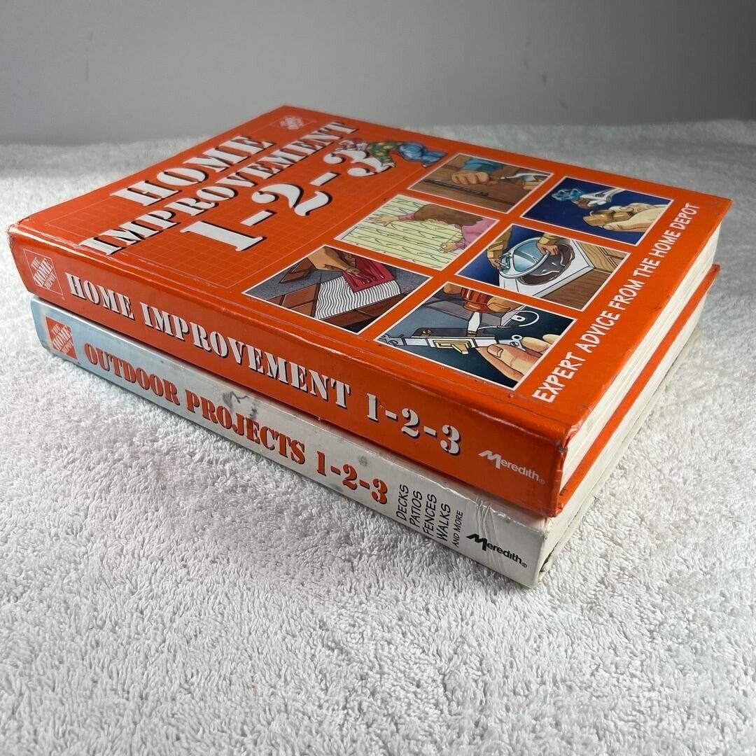 The Home Depot 1-2-3 Home Improvement Outdoor Projects 2 Book Set