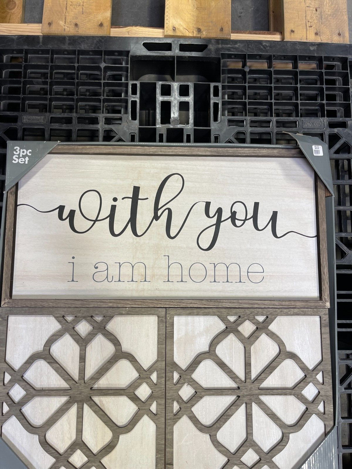 With You I Am Home Wall Decor 3 Piece Wall Decor Set - Family Love Lifestyle