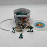 Walt Disney Toy Story Bucket Green Army Men Soldiers - Bucket O Soliders Toys