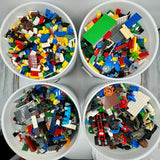 14 Pounds 5gal Bulk Legos Building Bricks Assorted Parts Colors Figures Vehicles