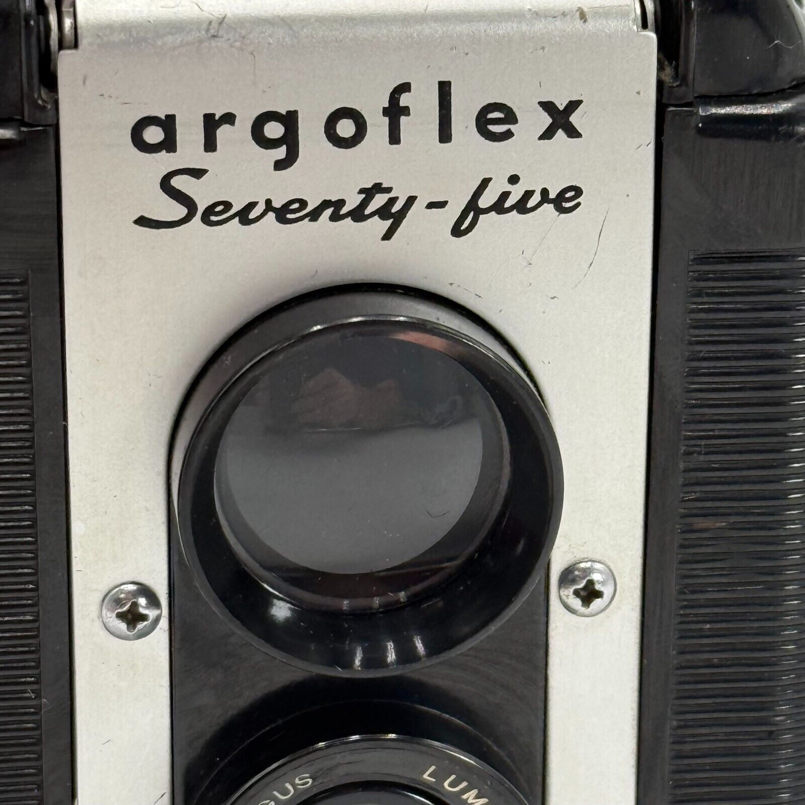 Argus Argoflex Seventy-Five Lumar TLR 75mm Lens Box Camera Original Package 1950