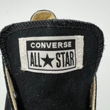 Converse All-Star Unisex Black Canvas Low Cut Sneaker Old School Size 8.5