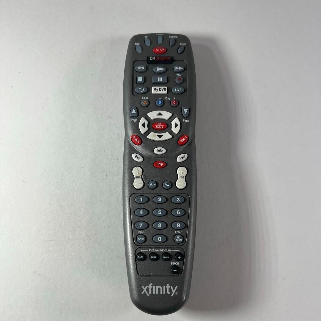 Xfinity Original Genuine Universal Remote DVR Dark Grey White Logo