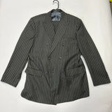 Vinci Pinstripe Suit Jacket 40R and Pants 34R