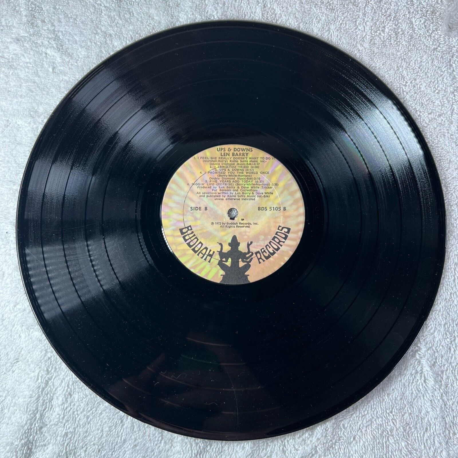Len Barry Ups and Downs Vinyl LP Buddah 1972
