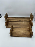 Set of 3 U-Shape Wall Mounted Wood Floating Shelves - DURABLE AND STURDY