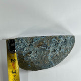 Blue Crystal Agate Geode Beautiful Cut Brazilian Stone Home Decor Bookend Weight