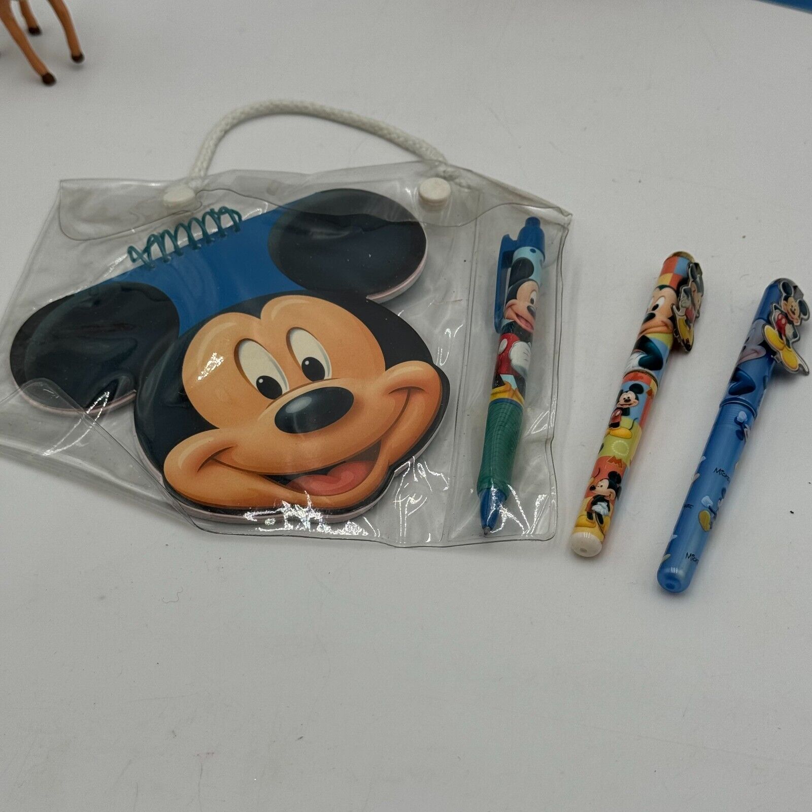 Disney Mickey Mouse Vintage Toys Christmas Tin Minnie Patches Bambi Pin Note Pen