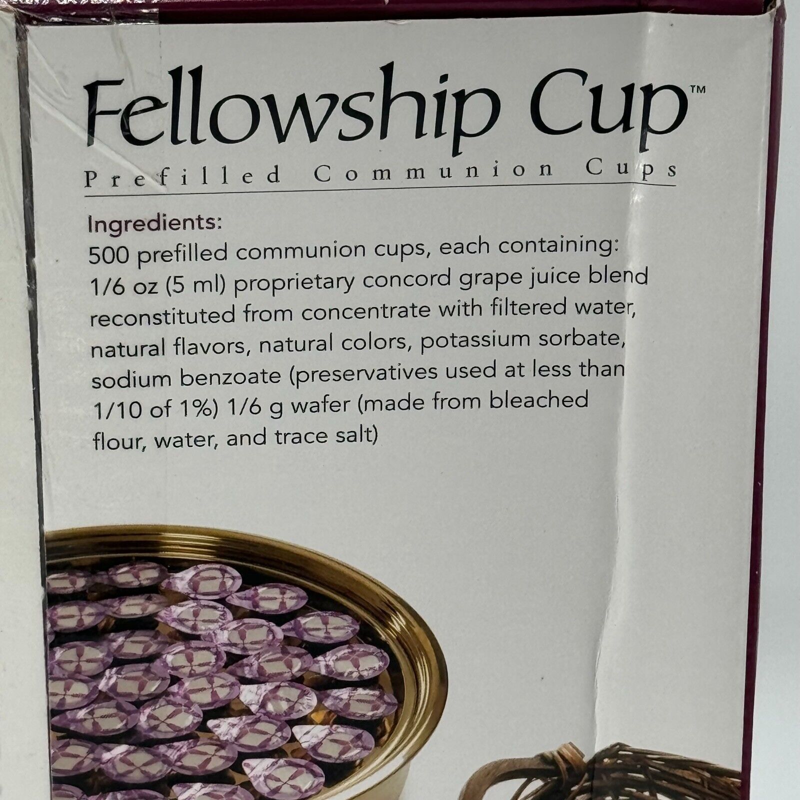 1000 Count Communion Juice Cups Clear Plastic Stackable Recyclable Christian NIB