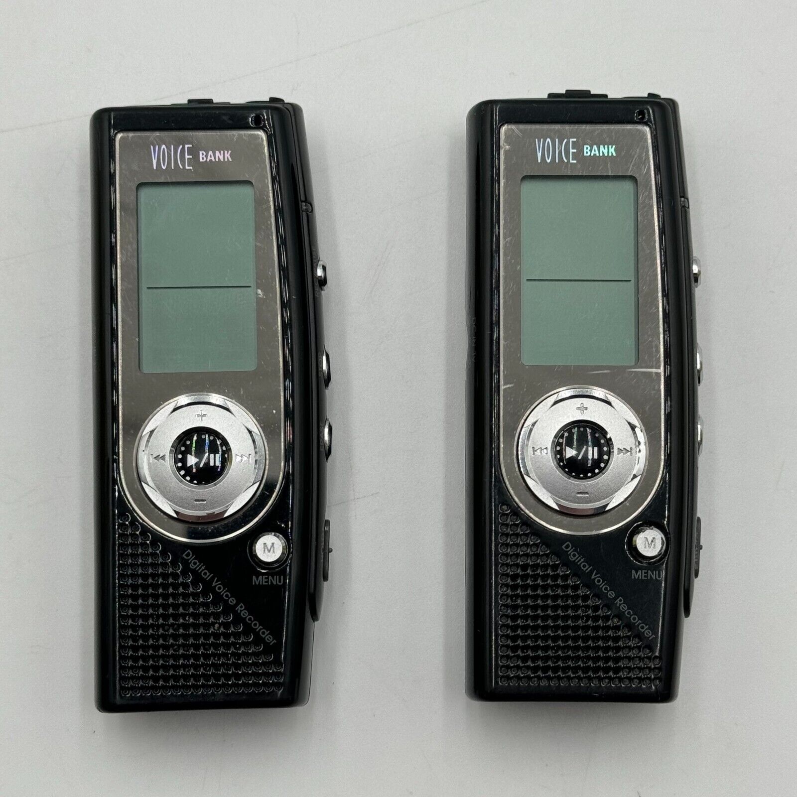 Voice Bank Pair of 2 Digital Voice Recorders Diasonic DDR-5000 with Lanyard