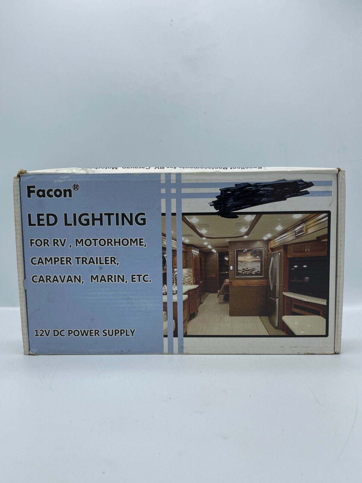 Facon 6pcs RV LED 4.5inch 12V Recessed Interior Ceiling Down Lighting Fixture